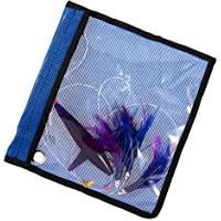 perfeclan Señuelo de Cadena Margaritas Plumas de Atún con Bolsa de Malla Cebos para Pesca de Mar